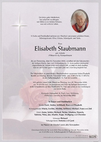 Elisabeth Staubmann